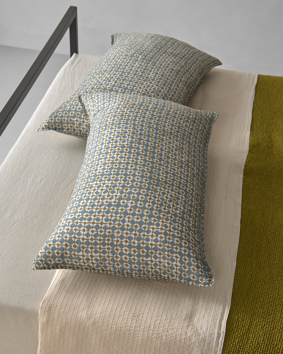 Nap Grid Pillowcase Set