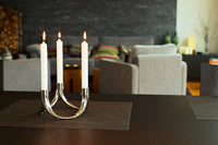 Bow 3 Piece Candleholder