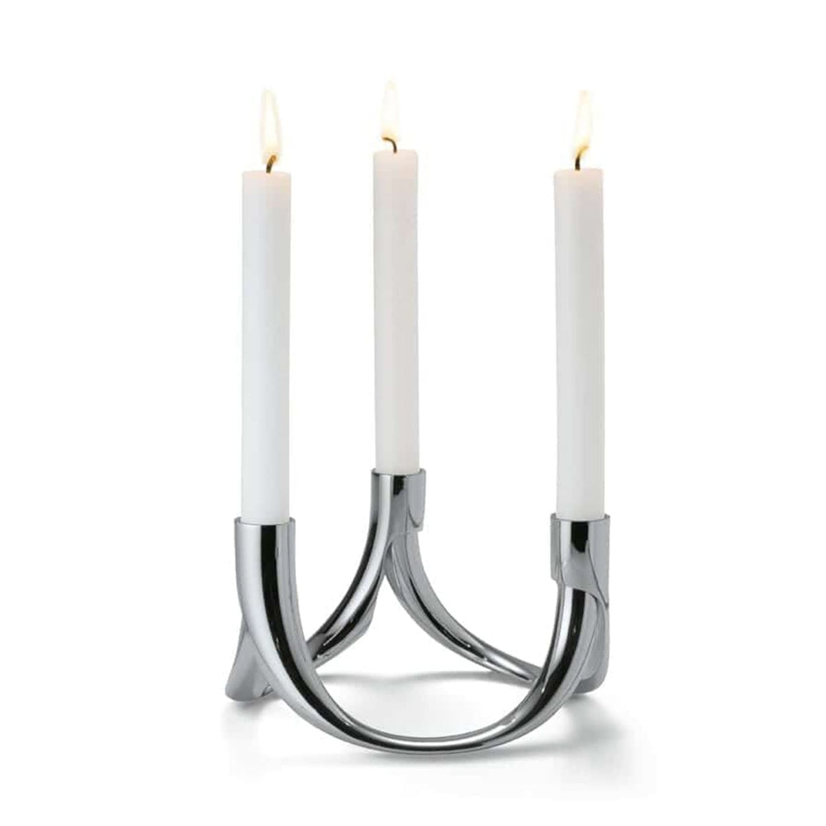 Bow 3 Piece Candleholder
