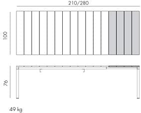 Milano Extendable Table